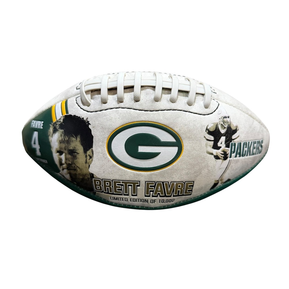 Green Bay Packers Brett Favre #4 Limited Edition 8" Mini Football Collectible